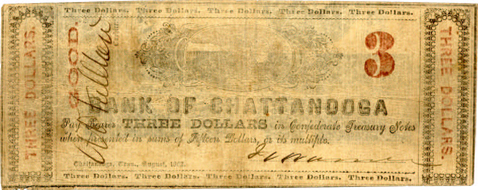 Bk Chattanooga $3 G-85